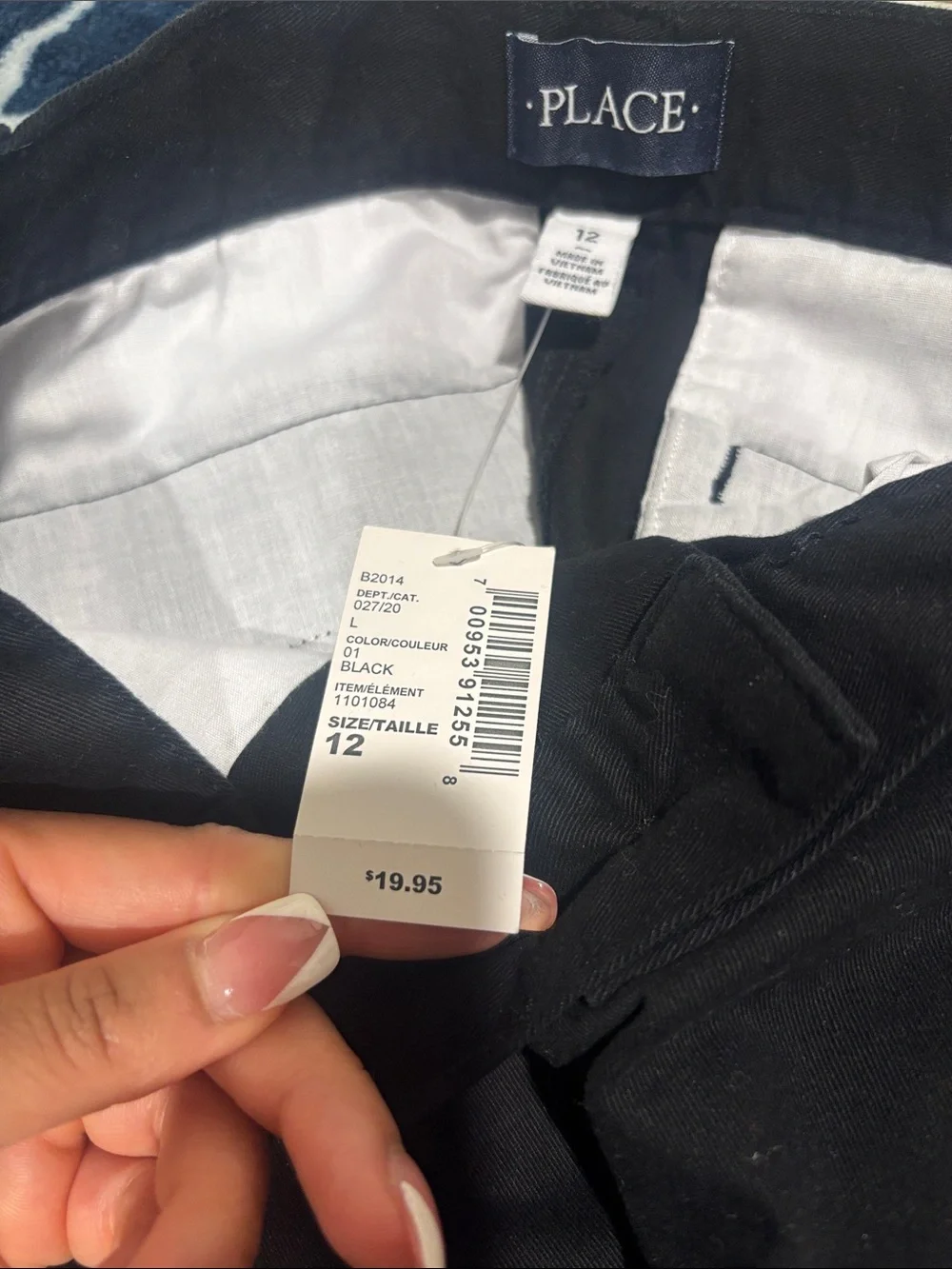 The Children's Place Black Casual Kids Pants